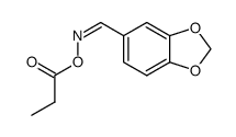 piperonal-((Z)-O-propionyl oxime )结构式