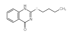 4(3H)-Quinazolinone,2-(butylthio)- Structure