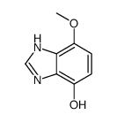 1H-Benzimidazol-4-ol,7-methoxy-(9CI) structure