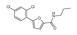 5-(2,4-dichlorophenyl)-N-propylfuran-2-carboxamide Structure