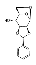 1,6-anhydro-2,3-O-endo-benzylidene-β-D-mannopyranose结构式