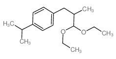 cyclamen aldehyde diethyl acetal Structure