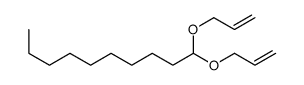 1,1-bis(allyloxy)decane structure