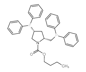 (2R,4R)-(+)-2-(二苯基膦基甲基)-4-(二苯基膦基)-N-(叔丁氧羰基)吡咯烷 (R,R-BPPM)图片