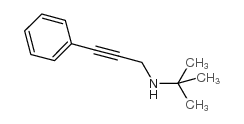 N-(TERT-BUTYL)-3-PHENYLPROP-2-YN-1-AMINE结构式