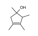 1,2,3,4-tetramethylcyclopent-3-en-1-ol结构式