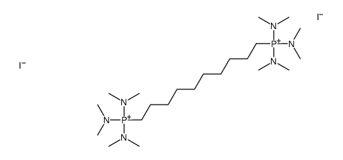 tris(dimethylamino)-[10-[tris(dimethylamino)phosphaniumyl]decyl]phosphanium,diiodide结构式