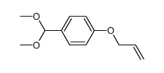 para-(allyloxy)benzaldehyde dimethylacetal结构式