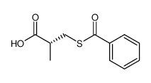 (R)-3-(benzoylthio)-2-methylpropionic acid结构式