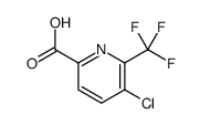 5-Chloro-6-trifluoromethyl-pyridine-2-carboxylic acid structure