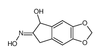 2-isonitroso-5,6-(methylenedioxy)-1-indanol Structure