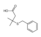 3-benzylsulfanyl-3-methylbutanoic acid Structure