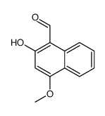2-hydroxy-4-methoxynaphthalene-1-carbaldehyde结构式