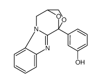 3-(4,5-dihydro-1H,3H-1,4-epoxybenzo[4,5]imidazo[2,1-c][1,4]oxazepin-1-yl)phenol结构式