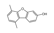 7-hydroxy-1,4-dimethyldibenzofuran结构式