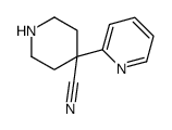 4-(Pyridin-2-Yl)Piperidine-4-Carbonitrile Structure