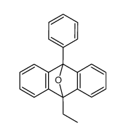 9-ethyl-10-phenyl-9,10-dihydro-9,10-epoxyanthracene Structure