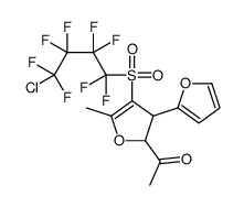 1-((2S,3S)-4-(4-CHLORO-1,1,2,2,3,3,4,4-OCTAFLUOROBUTYLSULFONYL)-3-(FURAN-2-YL)-5-METHYL-2,3-DIHYDROFURAN-2-YL)ETHANONE structure