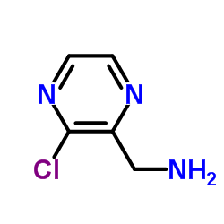 1-(3-Chloro-2-pyrazinyl)methanamine Structure