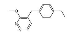 Pyridazine, 4-[(4-ethylphenyl)methyl]-3-methoxy- (9CI)结构式