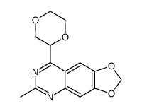 8-(1,4-dioxan-2-yl)-6-methyl-[1,3]dioxolo[4,5-g]quinazoline Structure