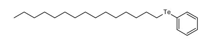 pentadecyl(phenyl)tellane Structure