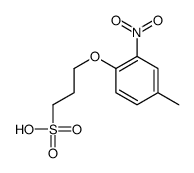 3-(4-methyl-2-nitrophenoxy)propanesulphonic acid structure