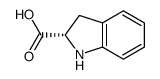 (S)-(-)-indoline-2-carboxylicacid结构式