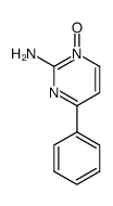 2-Amino-4-phenylpyrimidine 1-Oxide structure