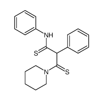 N,2-diphenyl-3-(piperidin-1-yl)-3-thioxopropanethioamide Structure