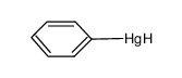 phenylmercury hydride Structure