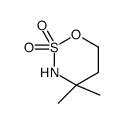 4,4-dimethyloxathiazinane 2,2-dioxide结构式