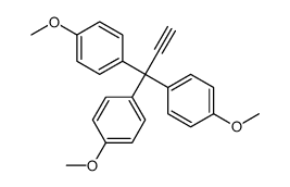 1-[1,1-bis(4-methoxyphenyl)prop-2-ynyl]-4-methoxybenzene Structure