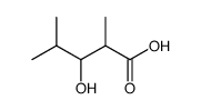 (2R*,3S*)-2,4-Dimethyl-3-hydroxyvaleric acid Structure
