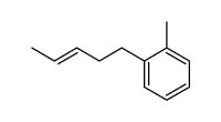 (E,Z)-1-methyl-2-(3-penten-1-yl)benzene结构式