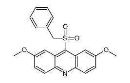 9-benzylsulfonyl-2,7-dimethoxyacridine Structure