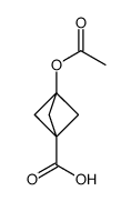 3-acetoxybicyclo[1.1.1]pentane-1-carboxylic acid结构式