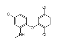 5-chloro-2-(2,5-dichlorophenoxy)-N-methylaniline Structure