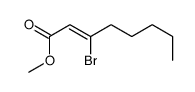 methyl 3-bromooct-2-enoate结构式