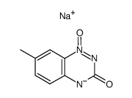 7-Methyl-4H-benzo-1,2,4-triazin-3-one 1-Oxide Sodium Salt Structure