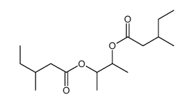 3-(3-methylpentanoyloxy)butan-2-yl 3-methylpentanoate Structure