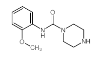 Piperazine-1-carboxylic acid (2-methoxy-phenyl)-amide picture