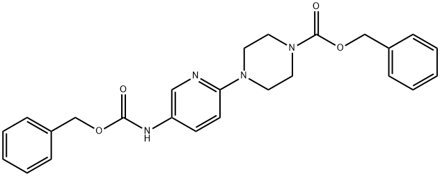 1-Piperazinecarboxylic acid, 4-[5-[[(phenylMethoxy)carbonyl]aMino]-2-pyridinyl]-phenylMethyl ester picture
