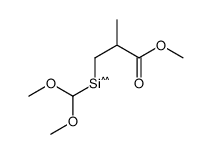 methyl 3-(dimethoxymethylsilyl)isobutyrate结构式