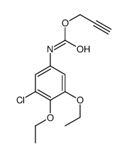 prop-2-ynyl N-(3-chloro-4,5-diethoxyphenyl)carbamate结构式