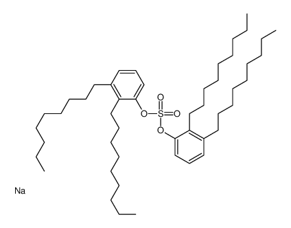 sodium bis(dinonylphenyl) sulphate结构式