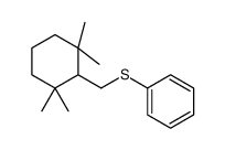 (2,2,6,6-tetramethylcyclohexyl)methylsulfanylbenzene结构式