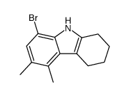 8-bromo-5,6-dimethyl-1,2,3,4-tetrahydro-carbazole Structure
