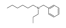 benzyl-hexyl-propyl-amine Structure