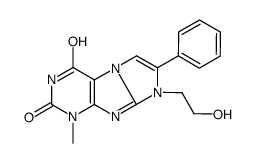 6-(2-hydroxyethyl)-4-methyl-7-phenylpurino[7,8-a]imidazole-1,3-dione Structure